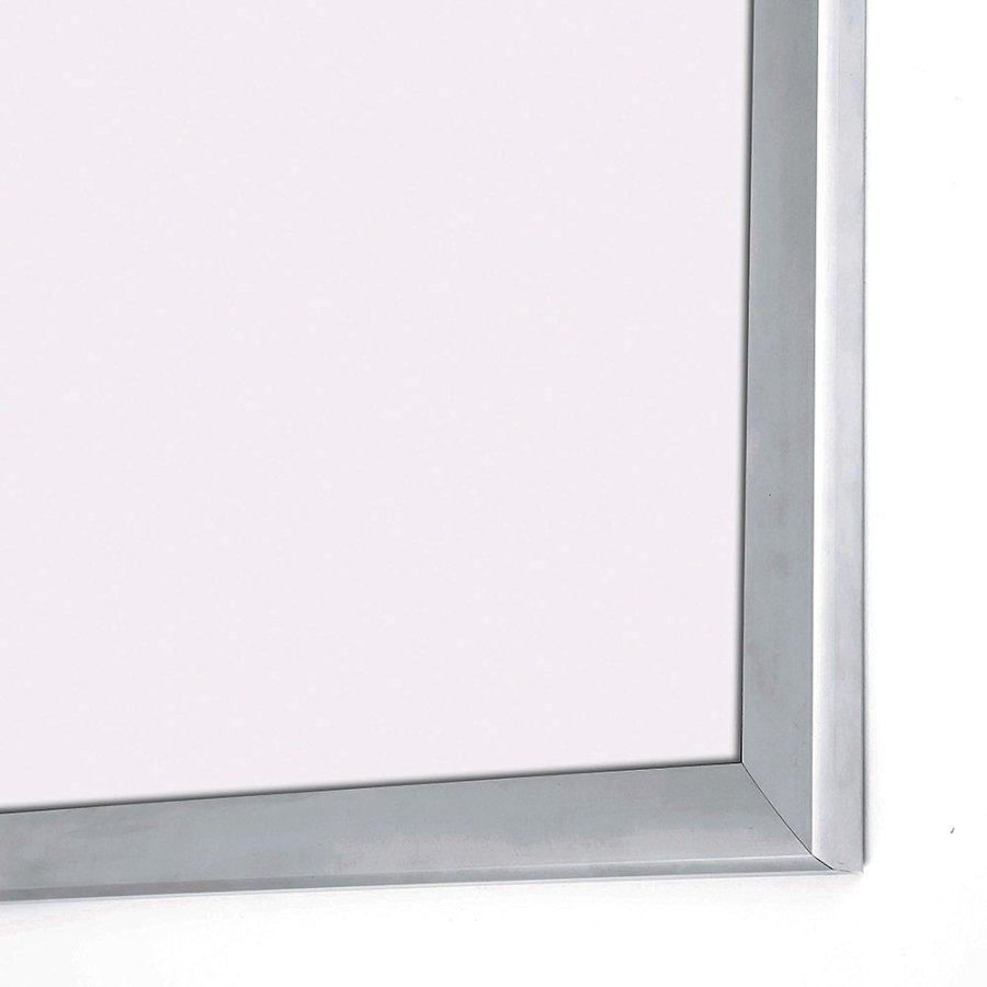 Infobox mit magnetischem Verschluss, 6 x A4, D27 mm, alu/silber