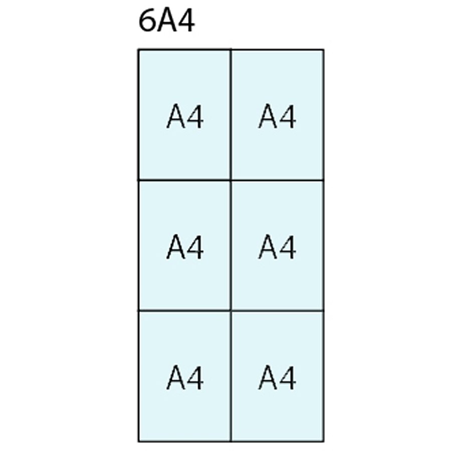 Infobox mit magnetischem Verschluss, 6 x A4, D27 mm, alu/silber