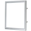Infobox mit Magnet, 9 x A4, D27 mm, Alu/Silber #1