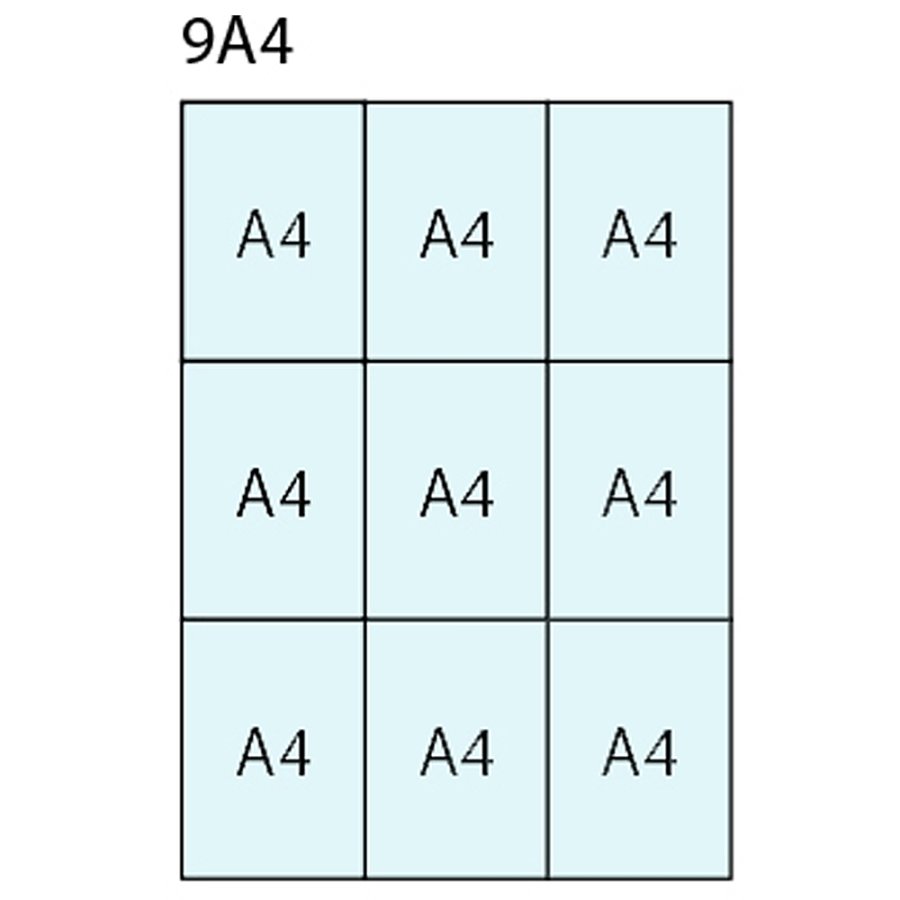 Infobox mit Magnet, 9 x A4, D27 mm, Alu/Silber
