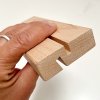 Wood Block Men&uuml;kartenhalter, A7, Horizontal #2