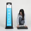 CITYSIGN Schwarz Plastik St&auml;nder 44,3 x 113 cm #4