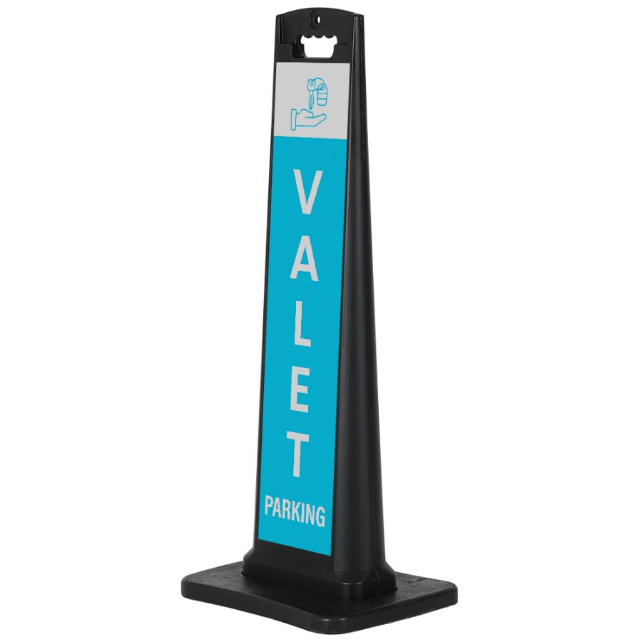 CITYSIGN Schwarz Plastik St&auml;nder 44,3 x 113 cm