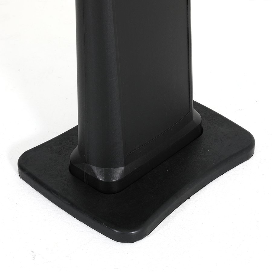 CITYSIGN Schwarz Plastik St&auml;nder 44,3 x 113 cm
