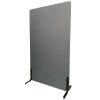 ZONE Hush Wall Akustikwand Raumteiler Dunkelgrau Stoff 136x80 cm mit Standardf&uuml;&szlig;en #1