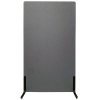 ZONE Hush Wall Akustikwand Raumteiler Dunkelgrau Stoff 136x80 cm mit Standardf&uuml;&szlig;en #2
