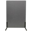 ZONE Hush Wall Akustikwand und Raumteiler, Dunkelgrau, stoffbezogen, schallabsorbierend, 136 x 100 x 4 cm #2
