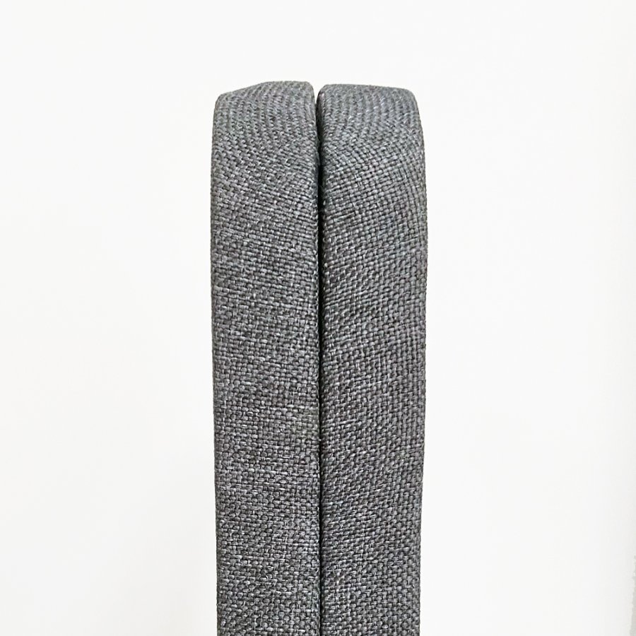 ZONE Hush Wall Akustikwand und Raumteiler Dunkelgrau mit Stoffbezug und Standardf&uuml;&szlig;en 170 x 80 x 4 cm