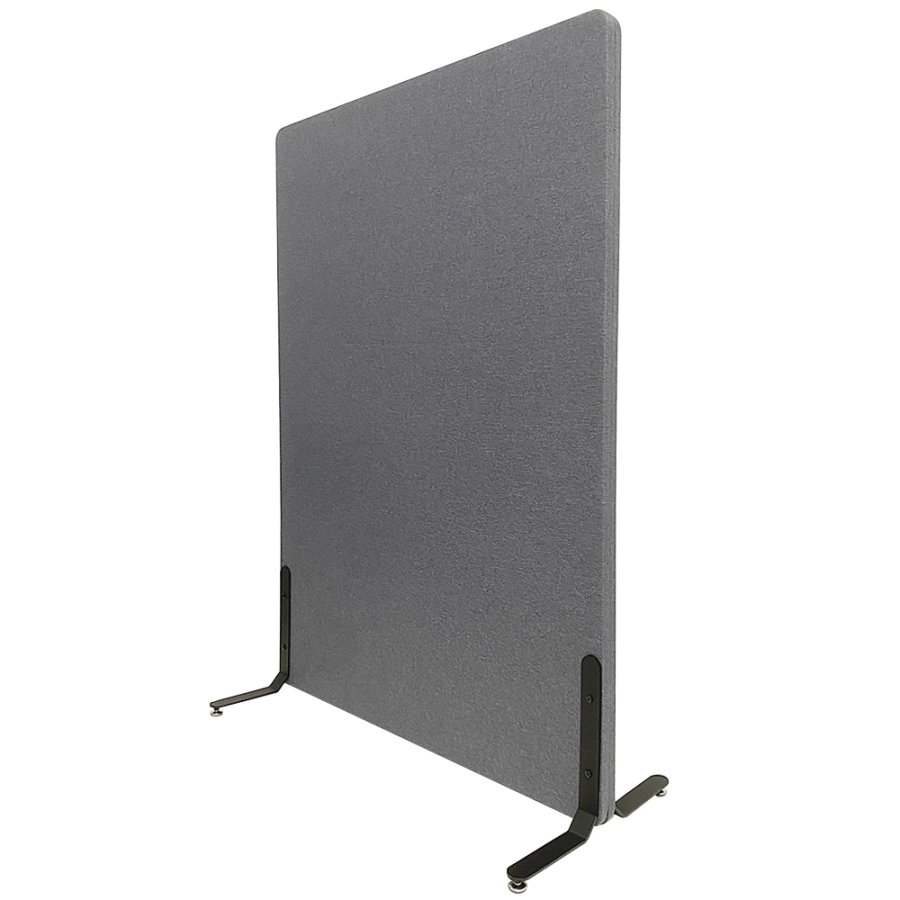ZONE Hush Wall Akustikwand und Raumteiler, Dunkelgrau, stoffbezogen, schallabsorbierend, 136 x 100 x 4 cm