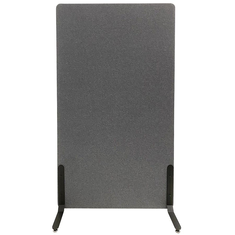 ZONE Hush Wall Akustikwand Raumteiler Dunkelgrau Stoff 170 x 100 cm