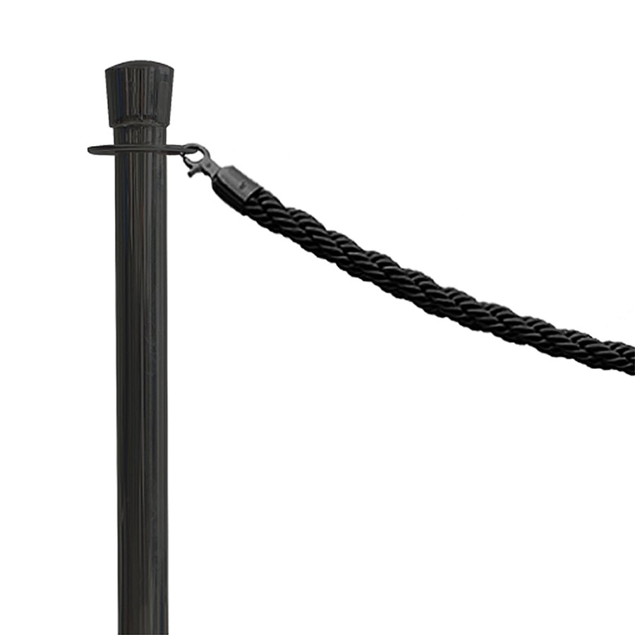 Absperrung, Seil, 150 cm, Schwarz
