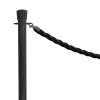 Schwarz lackierter St&auml;nder in Stahl f&uuml;r K&uuml;hler-/Absperrsystem, 91 cm hoch, schwerer Fu&szlig; &Oslash; 32 cm #4